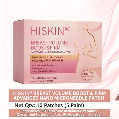 💥𝐇𝐈𝐒𝐊𝐈𝐍® 👩‍⚕️ Targeted Breast Enhancement Advanced Nano Microneedle Patch💃