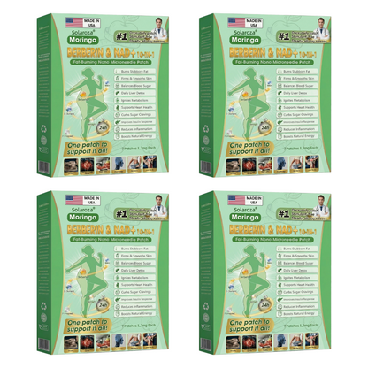 Official Solaroza® Centre | 💫 High-Precision 10-in-1 Weight Loss Patch with Berberine & NAD+
