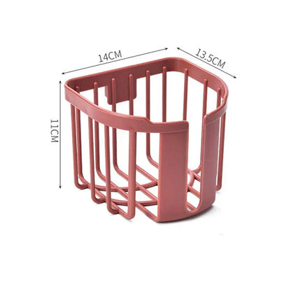 Punch-Free Wall-Mounted Toilet Paper Holder