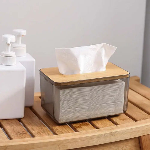Modern Acrylic Tissue Case with Eco-Friendly