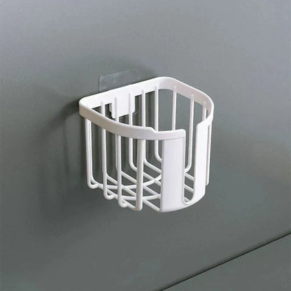 Punch-Free Wall-Mounted Toilet Paper Holder
