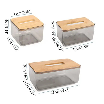 Modern Acrylic Tissue Case with Eco-Friendly
