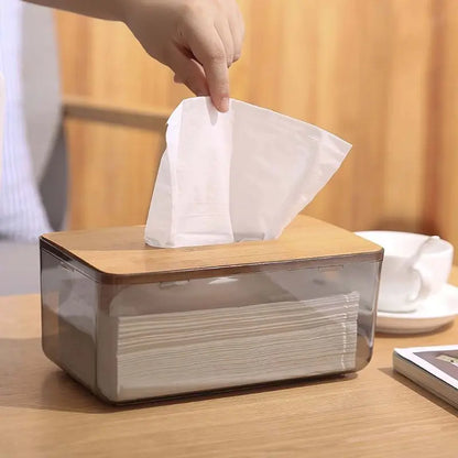 Modern Acrylic Tissue Case with Eco-Friendly