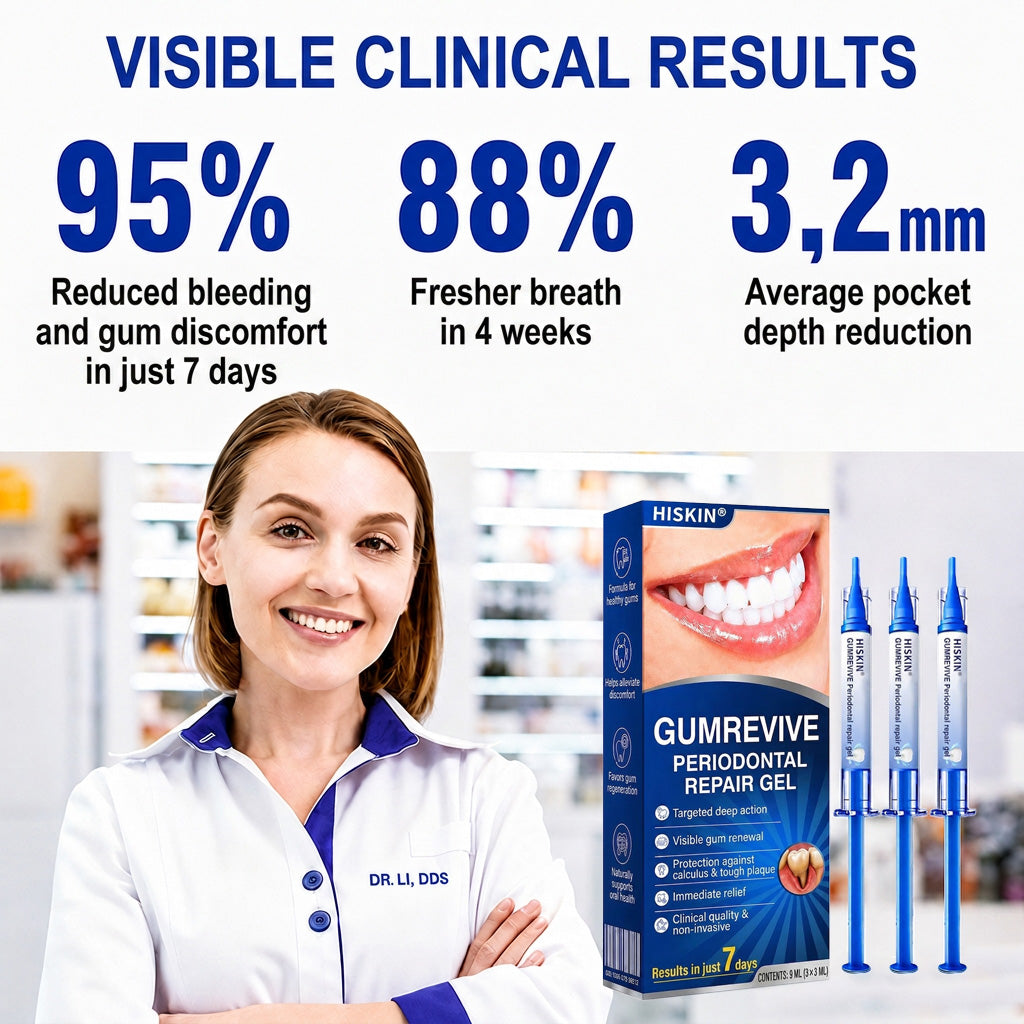 💥🦷𝐇𝐈𝐒𝐊𝐈𝐍®  👩‍⚕️ Targeted Gum Repair Advanced Overnight Precision Gel Pen 🌙