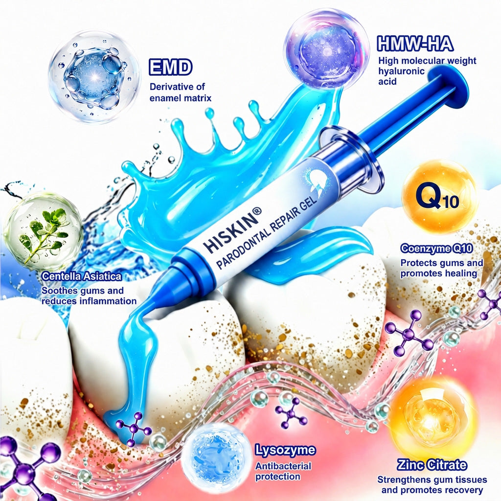 💥🦷𝐇𝐈𝐒𝐊𝐈𝐍®  👩‍⚕️ Targeted Gum Repair Advanced Overnight Precision Gel Pen 🌙
