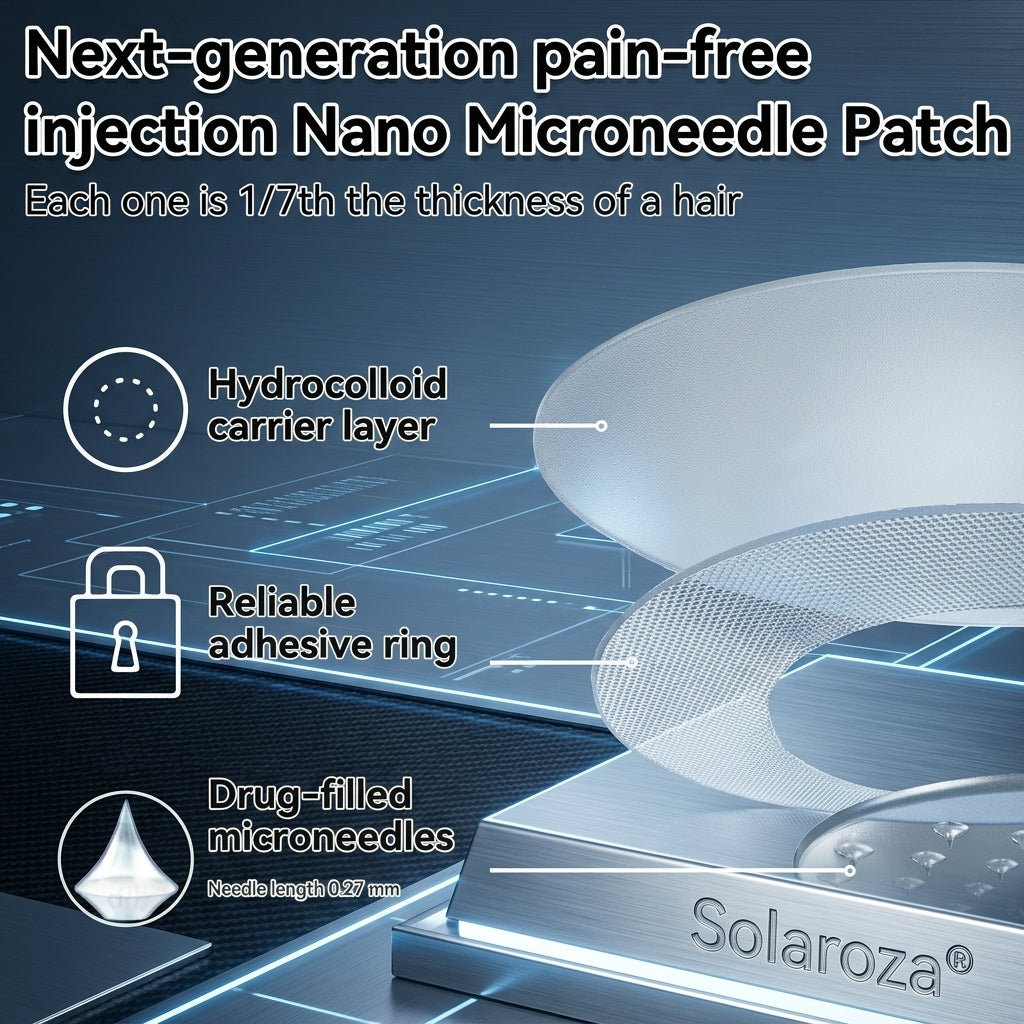 Official Solaroza® Centre | 💫 High-Precision 10-in-1 Weight Loss Patch with Berberine & NAD+