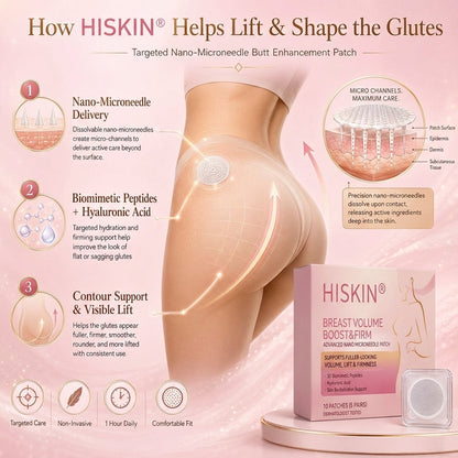 💥𝐇𝐈𝐒𝐊𝐈𝐍® 👩‍⚕️ Targeted Breast Enhancement Advanced Nano Microneedle Patch💃