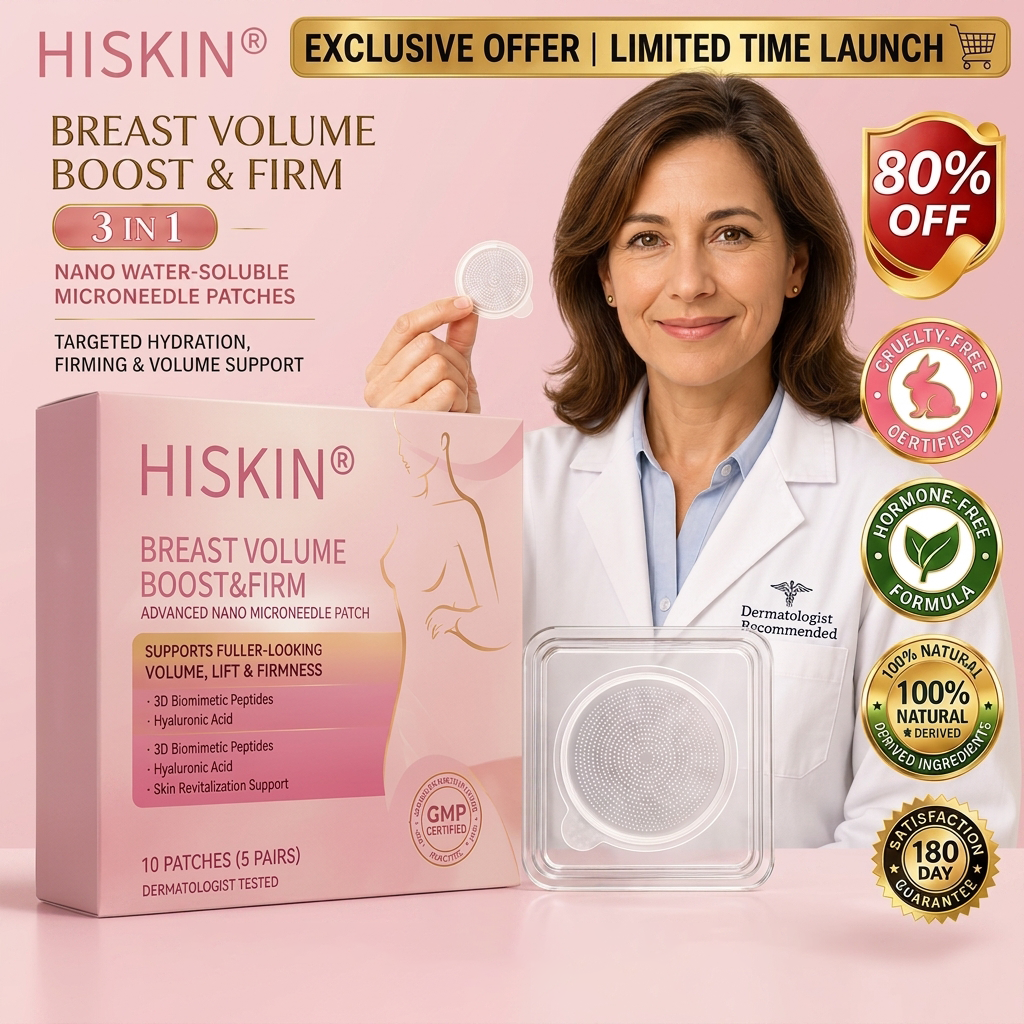 💥𝐇𝐈𝐒𝐊𝐈𝐍® 👩‍⚕️ Targeted Breast Enhancement Advanced Nano Microneedle Patch💃